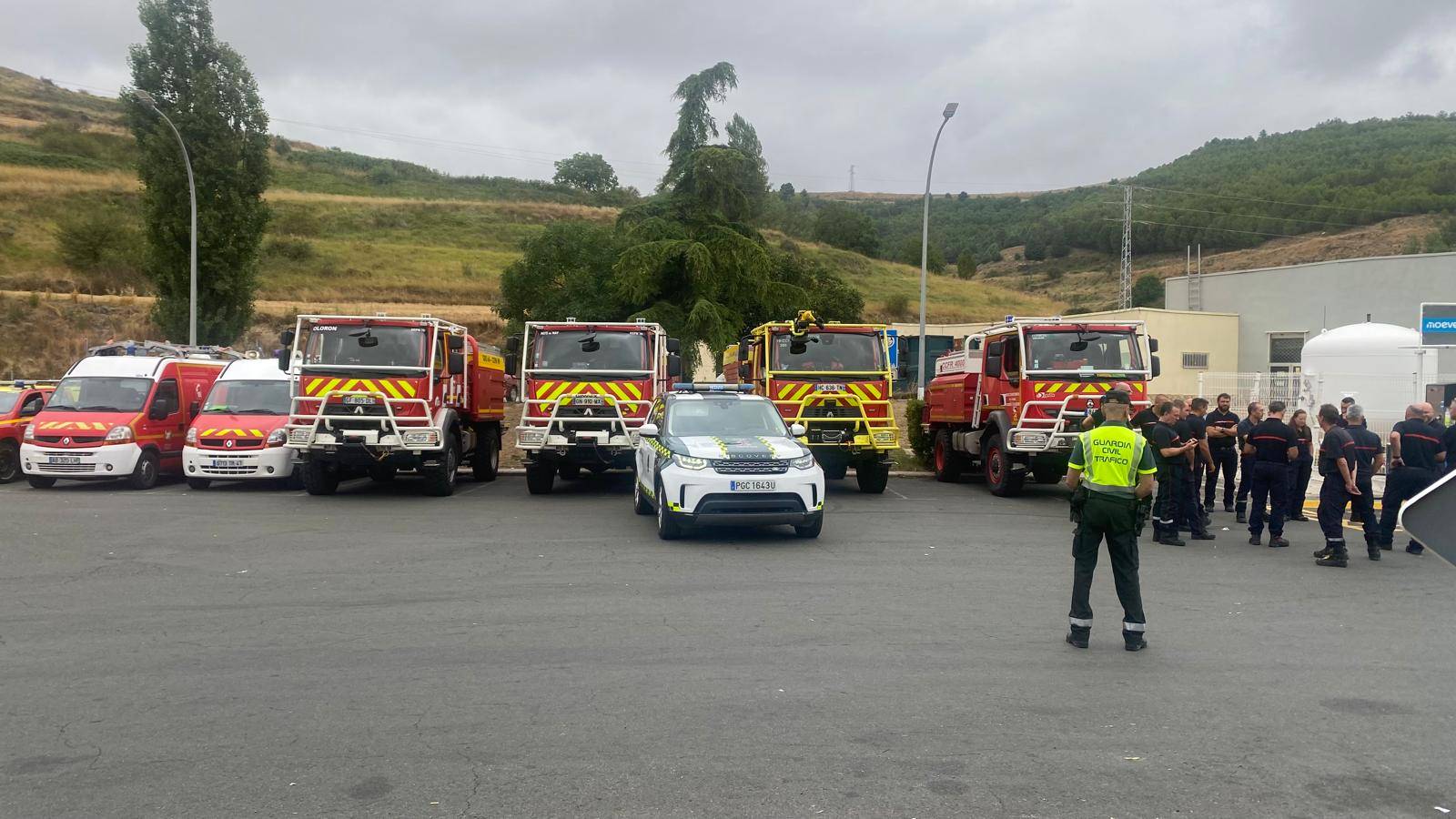 Bomberos franceses Burgos